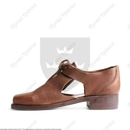 Calzado de soldados y civiles S.XVII Cuero Marrón - Espadas y Más
