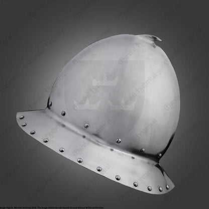 Capacete español S. XV - acero 2mm - Espadas y Más