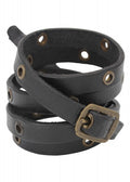 Imagen de Pulsera de envoltura de cuero  IF-1031010200 parte de nuestra colección en Espadas y más, sitio oficial.