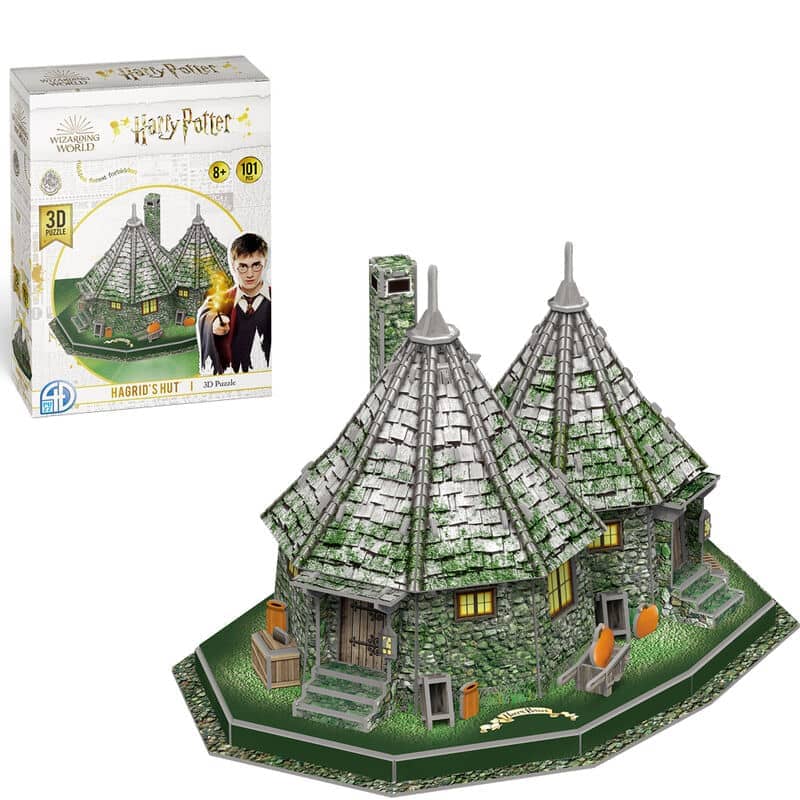 Puzzle 3D Cabaña de Hagrid Harry Potter 101pzs - Espadas y Más