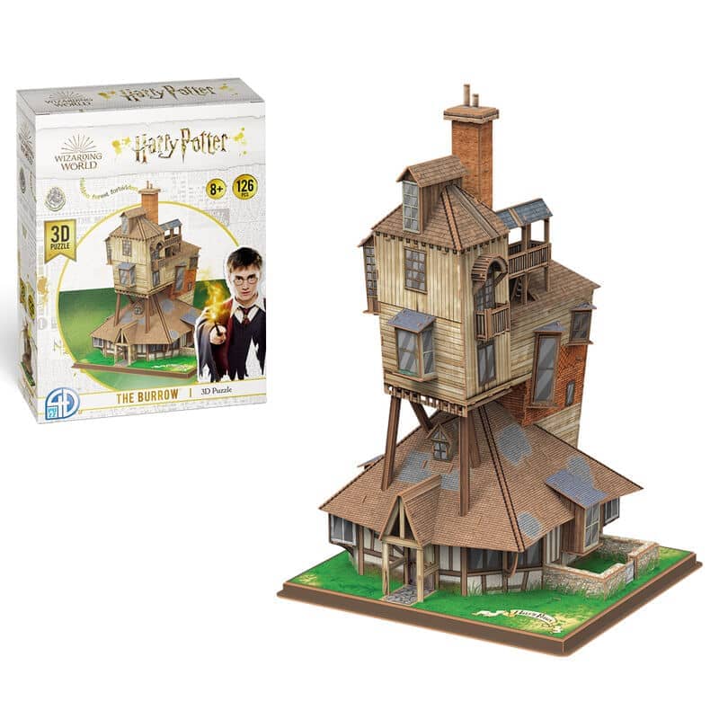 Puzzle 3D Madriguera de los Weasley Harry Potter 126pzs - Espadas y Más