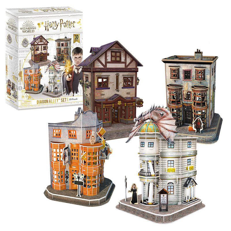 Puzzle 3D Set del Callejon Diagon Harry Potter - Espadas y Más