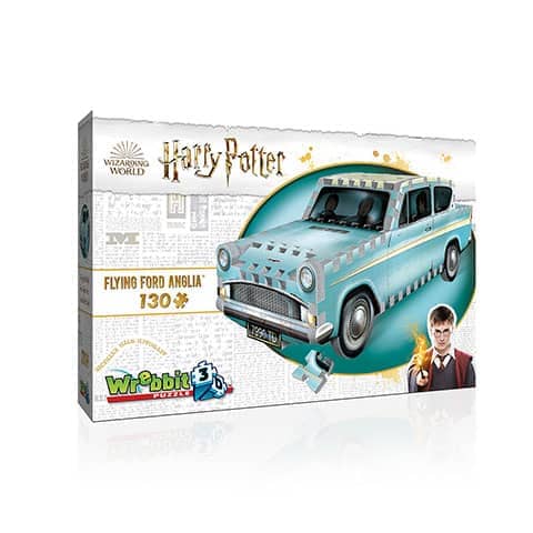 Puzzle 3D Wrebbit Coche volador Weasley - 130 piezas - Harry Potter W3D0202 - Espadas y Más