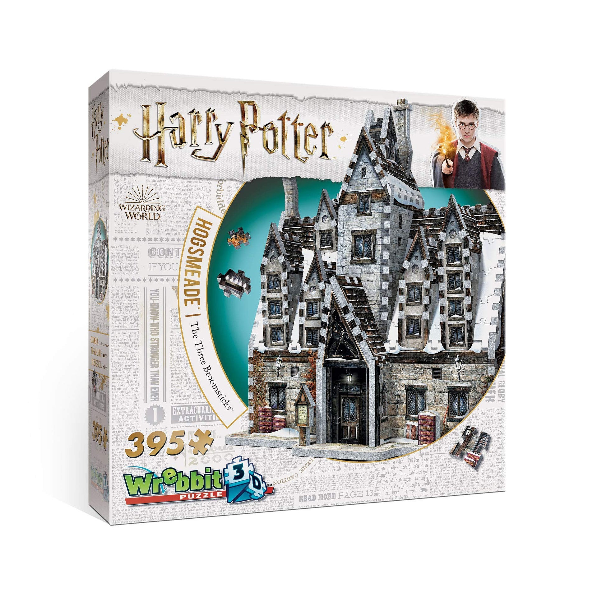 Puzzle 3D Wrebbit Hogsmeade – The Three Broomsticks W3D1012 - Espadas y Más