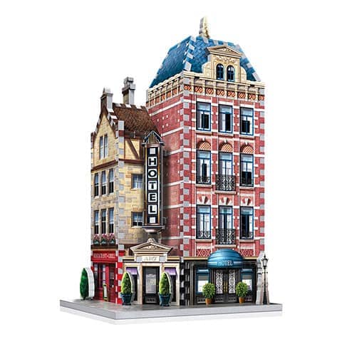 Puzzle 3D Wrebbit Hotel - Urbania W3D0501 - Espadas y Más