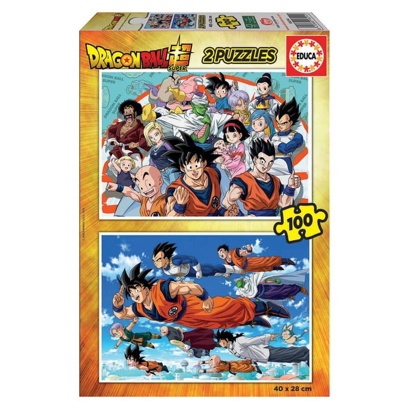 Puzzle Dragon Ball Super 2x100pzs - Espadas y Más