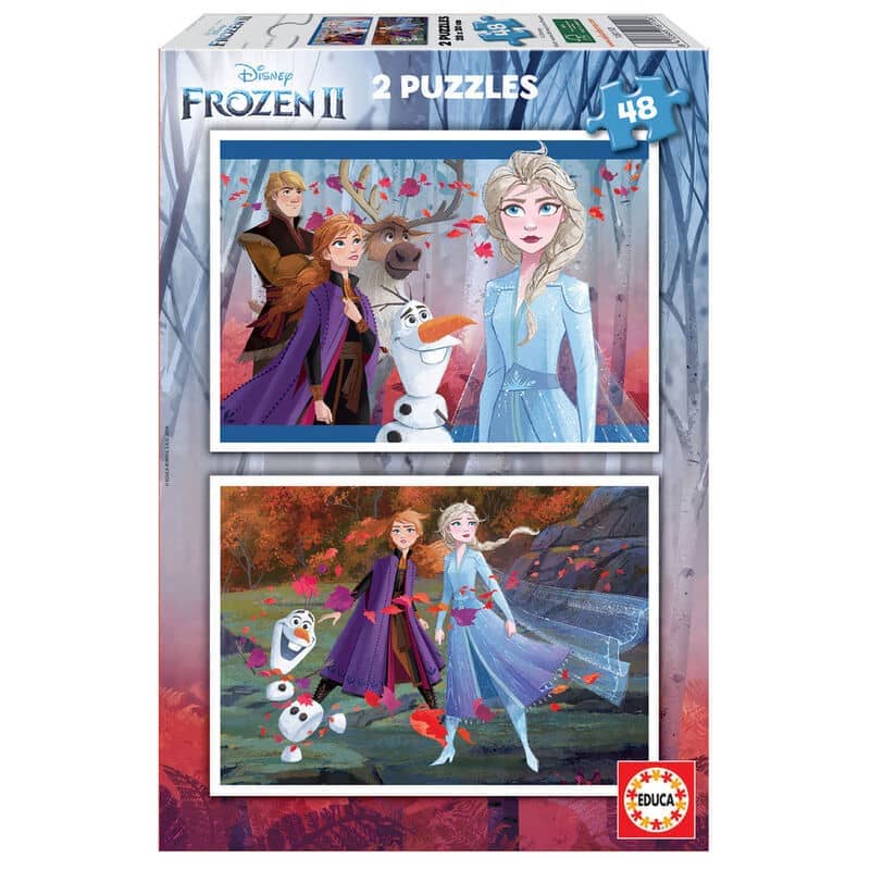 Puzzle Frozen 2 Disney 2x48pzs - Espadas y Más