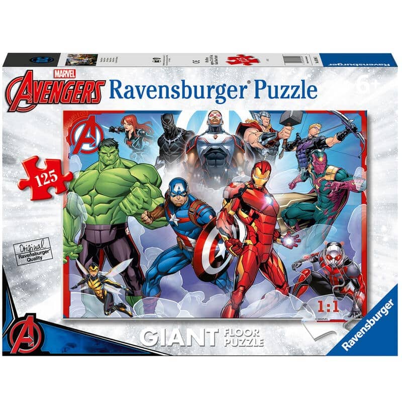 Puzzle Gigante Los Vengadores Avengers Marvel 125pzs - Espadas y Más