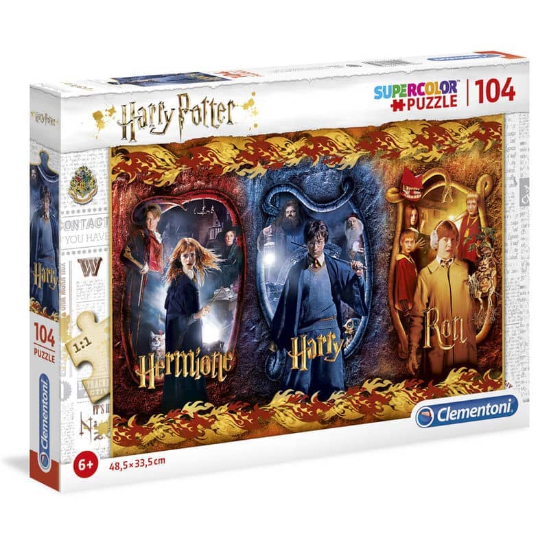 Puzzle Harry, Ron y Hermione Harry Potter 104pz - Espadas y Más