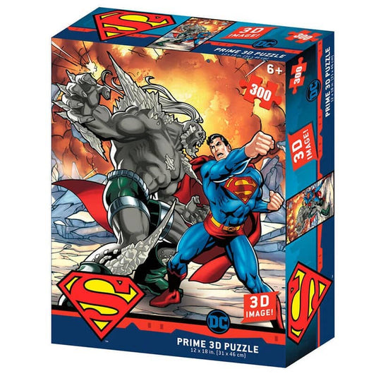 Puzzle lenticular Superman vs Doomsday DC Comics 300pzs - Espadas y Más