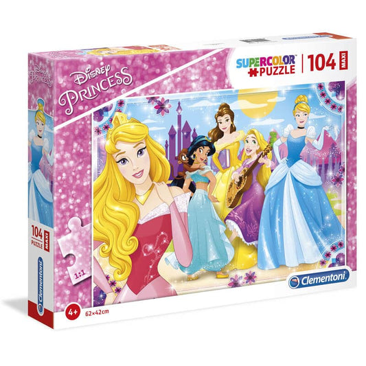 Puzzle maxi Princesas Disney 104pzs - Espadas y Más
