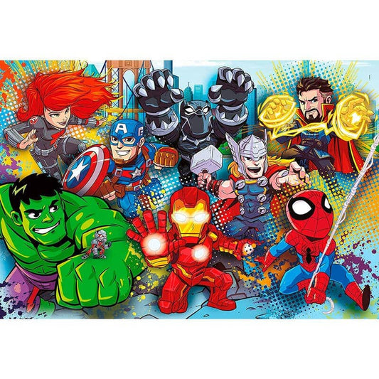 Puzzle Maxi Superhero Marvel 60pzs - Espadas y Más