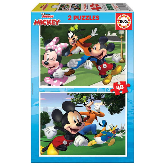 Puzzle Mickey and Friends Disney 2x48pzs - Espadas y Más