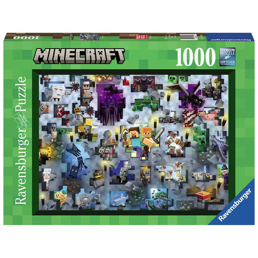 Puzzle Minecraft 1000pzs - Espadas y Más