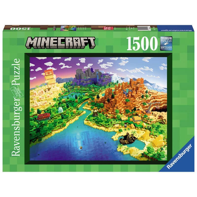 Puzzle Minecraft 1500pzs - Espadas y Más