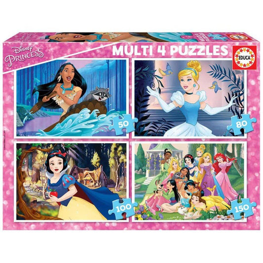 Puzzle Multi Princesas Disney 50-80-100-150pzs - Espadas y Más