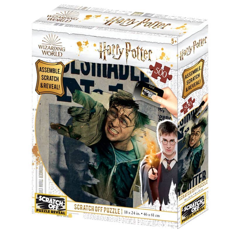 Puzzle para Rascar Wanted Harry Potter 500pzs - Espadas y Más