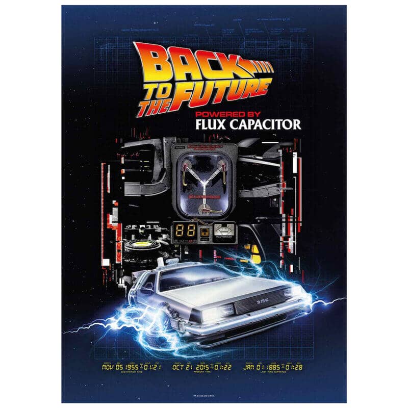 Puzzle Powered by Flux Capacitor Regreso al Futuro 1000pzs - Espadas y Más