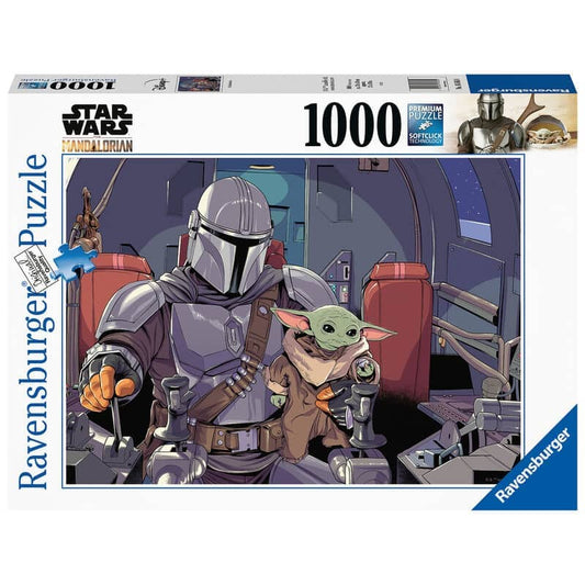 Puzzle The Mandalorian Star Wars 1000pzs - Espadas y Más