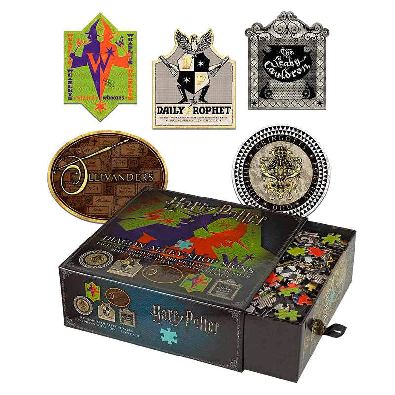 Puzzle Tiendas Callejon Diagon Harry Potter 200pz - Espadas y Más