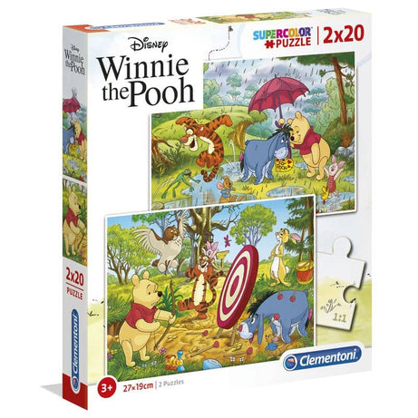 Puzzle Winnie The Pooh Disney 2x20pzs - Espadas y Más