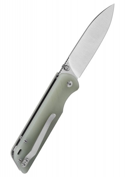 Navaja de bolsillo Loro, hoja de satén, mango G10 Varios colores QS102