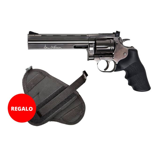Revolver Dan Wesson 715 6" Steel Grey - 4,5 mm Co2 Balines ASG18193 - Espadas y Más
