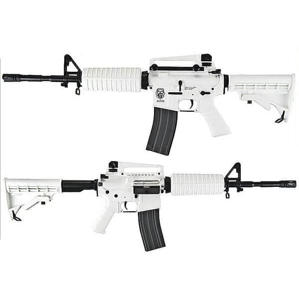 RIFLE ELÉCTRICO G&G M4A1 BLANCO (GG08) - Espadas y Más