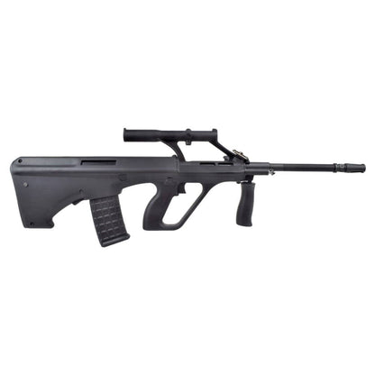 Imagen de Rifle Eléctrico Jg Works Aug Militar Negro (F0449A) parte de nuestra colección en Espadas y más, sitio oficial.