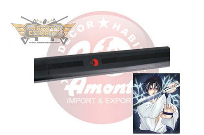 Imagen de Katana Sasuke Uchiha Negra S0277BK parte de nuestra colección en Espadas y más, sitio oficial.