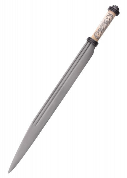 Saxo largo vikingo con mango de hueso en estilo Jellinge, siglo 10 - 0116202300 - Espadas y Más