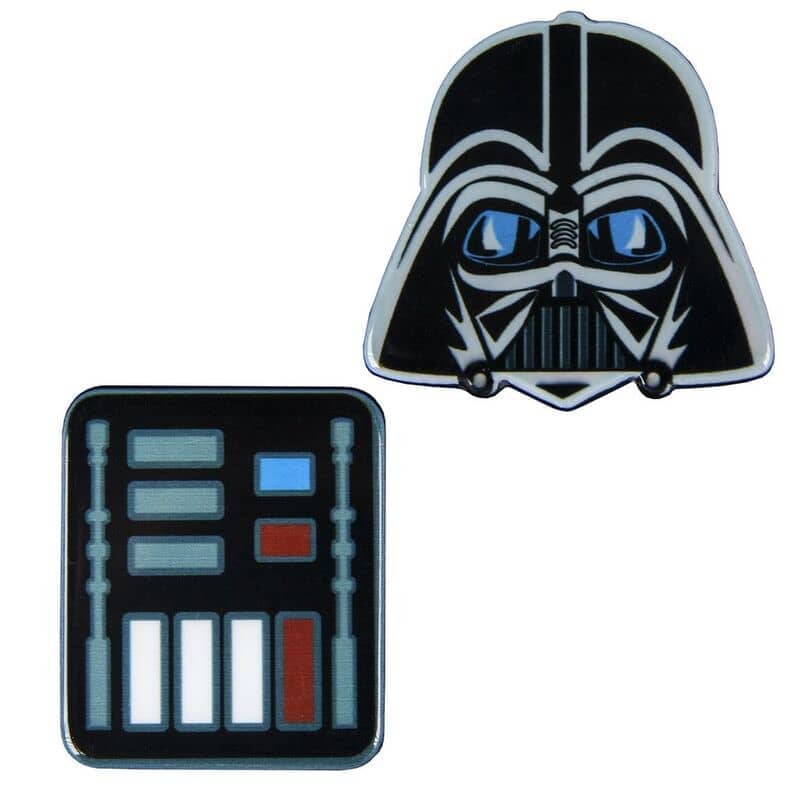 Set 2 broches Darth Vader Star Wars - Espadas y Más