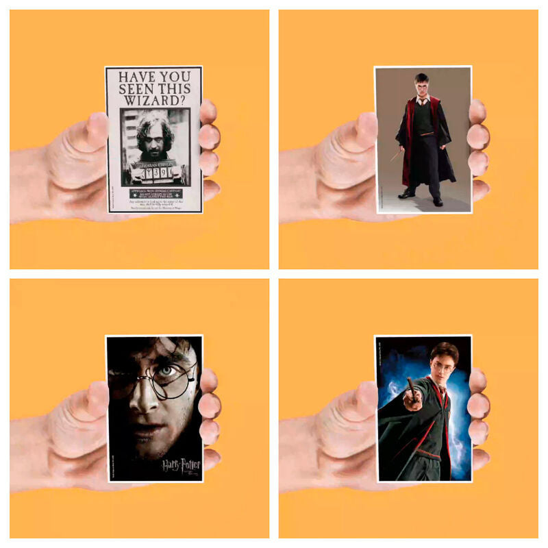 Set 4 imanes lenticulares Harry Potter surtido - Espadas y Más