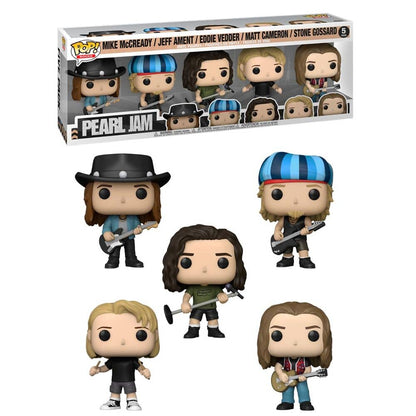 Set 5 figuras POP Pearl Jam - Espadas y Más