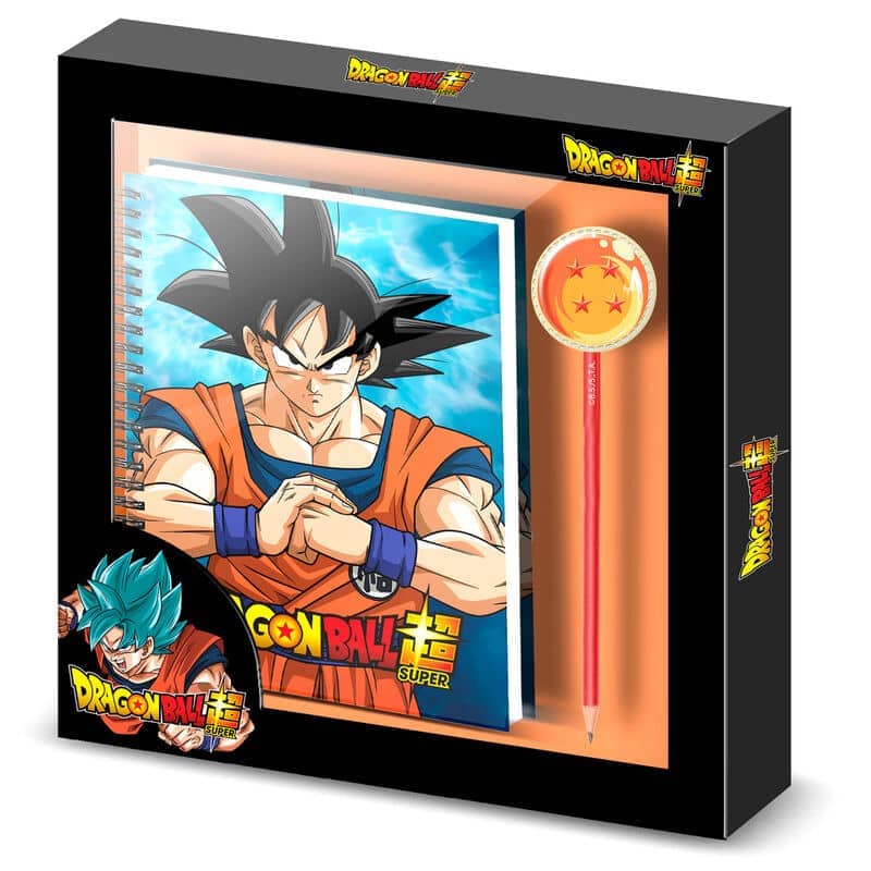 Set cuaderno + lapiz Warrior Dragon Ball Super - Espadas y Más