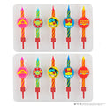 Set de 10 velas de cumpleaños con logo Wonderwoman - DC Comics CR4230 - Espadas y Más