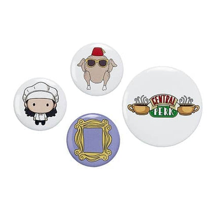 Set de 4 insignias Monica - Friends EFTB0008 - Espadas y Más