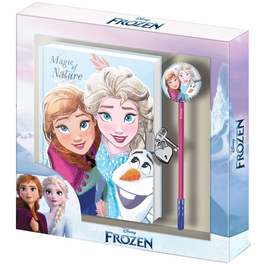 Set diario + boligrafo Nature Frozen 2 Disney - Espadas y Más