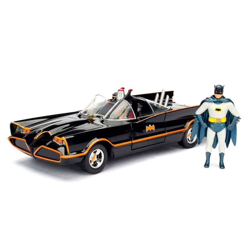 Set figura + coche Batmovil metal Batman DC Comics - Espadas y Más