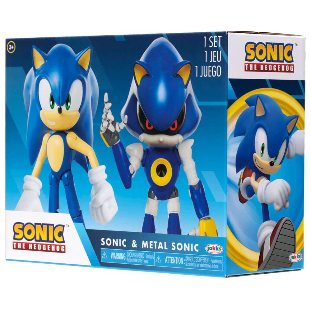 Set figuras Sonic & Metal Sonic - Sonic The Hedgehog 10cm - Espadas y Más