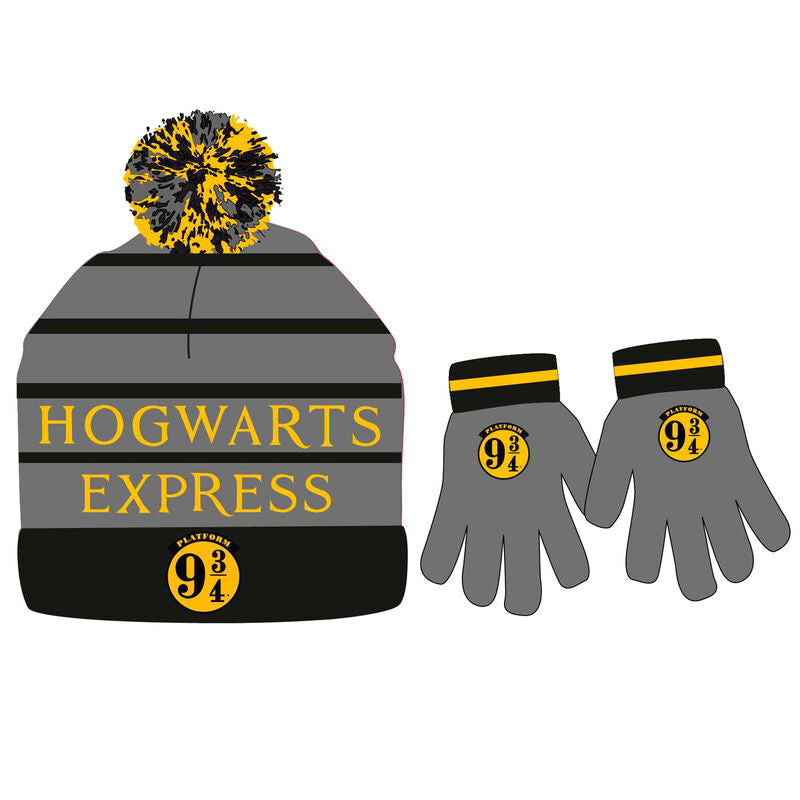 Set gorro y guantes Hogwarts Express Harry Potter - Espadas y Más