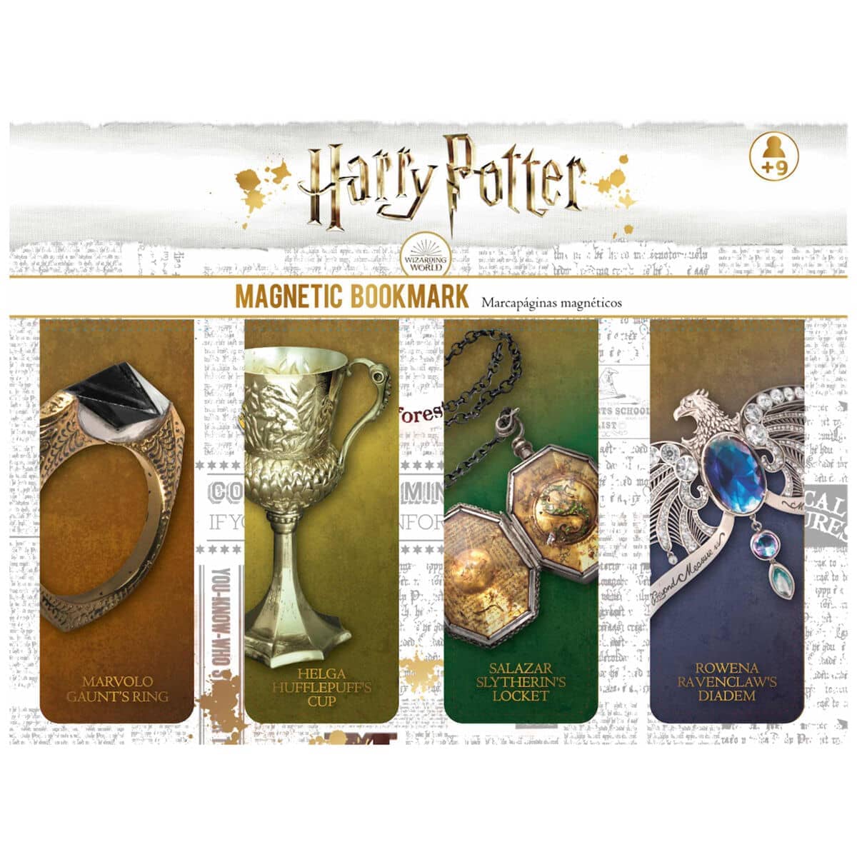 Set Marcapaginas Magneticos Horcruxes Harry Potter - Espadas y Más