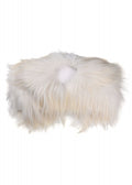 Shoulder Fur fabricado en piel de oveja nórdica, blanca 1680603013 - Espadas y Más