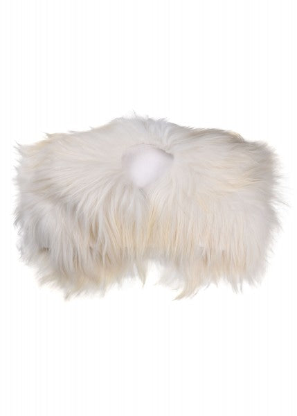 Shoulder Fur fabricado en piel de oveja nórdica, blanca 1680603013 - Espadas y Más