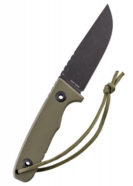 Cuchillo fijo de exterior Schnitzel TRI, Naranja o Verde SNL-03 - Espadas y Más