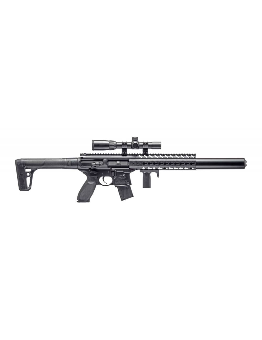 Subfusil Sig Sauer MPX ASP Black Co2 - 4,5 Balines SSMPXB - Espadas y Más