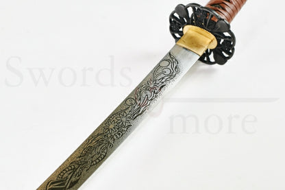 Imagen de SUCKER PUNCH KATANA, FORJADA A MANO 40124 parte de nuestra colección en Espadas y más, sitio oficial.