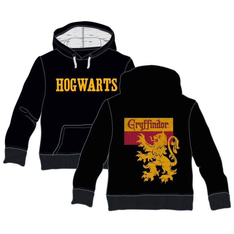 Sudadera capucha Hogwarts Gryfindor Harry Potter adulto - Espadas y Más