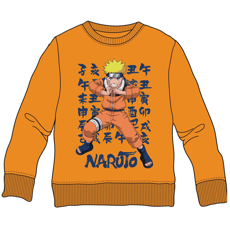 Sudadera Letras Naruto infantil - Espadas y Más