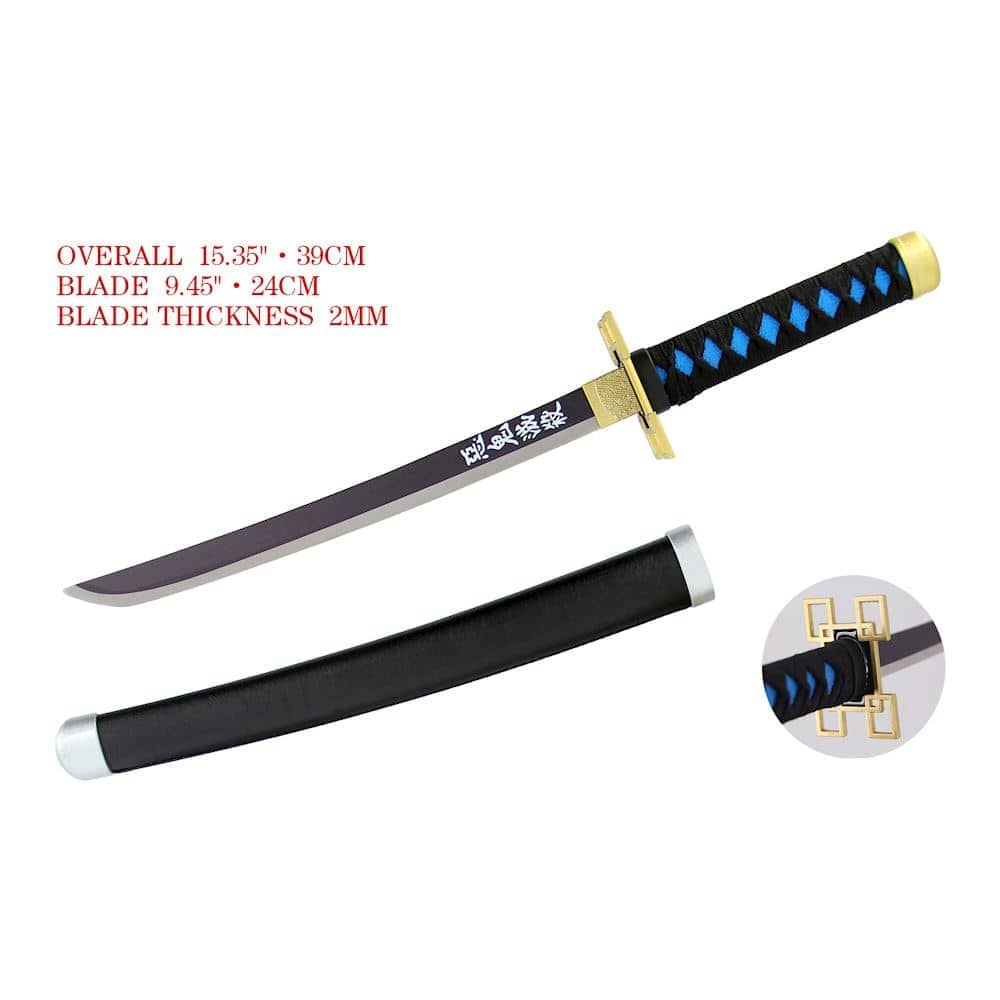 Tanto o mini katana de Tokito Muichirou de Kimetsu no Yaiba o Demon Slayer S0286 - Espadas y Más